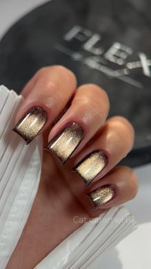 Cat Caramel 6 - гель лак с ефектом кошачий глаз, 5 мл